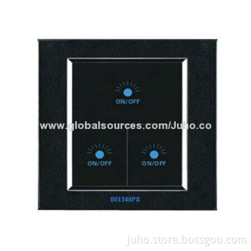 3-way RF Wireless Remote Control Wall Touch Switch